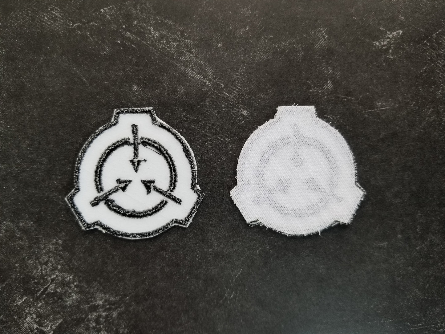 White SCP Logo 2-inch Patch