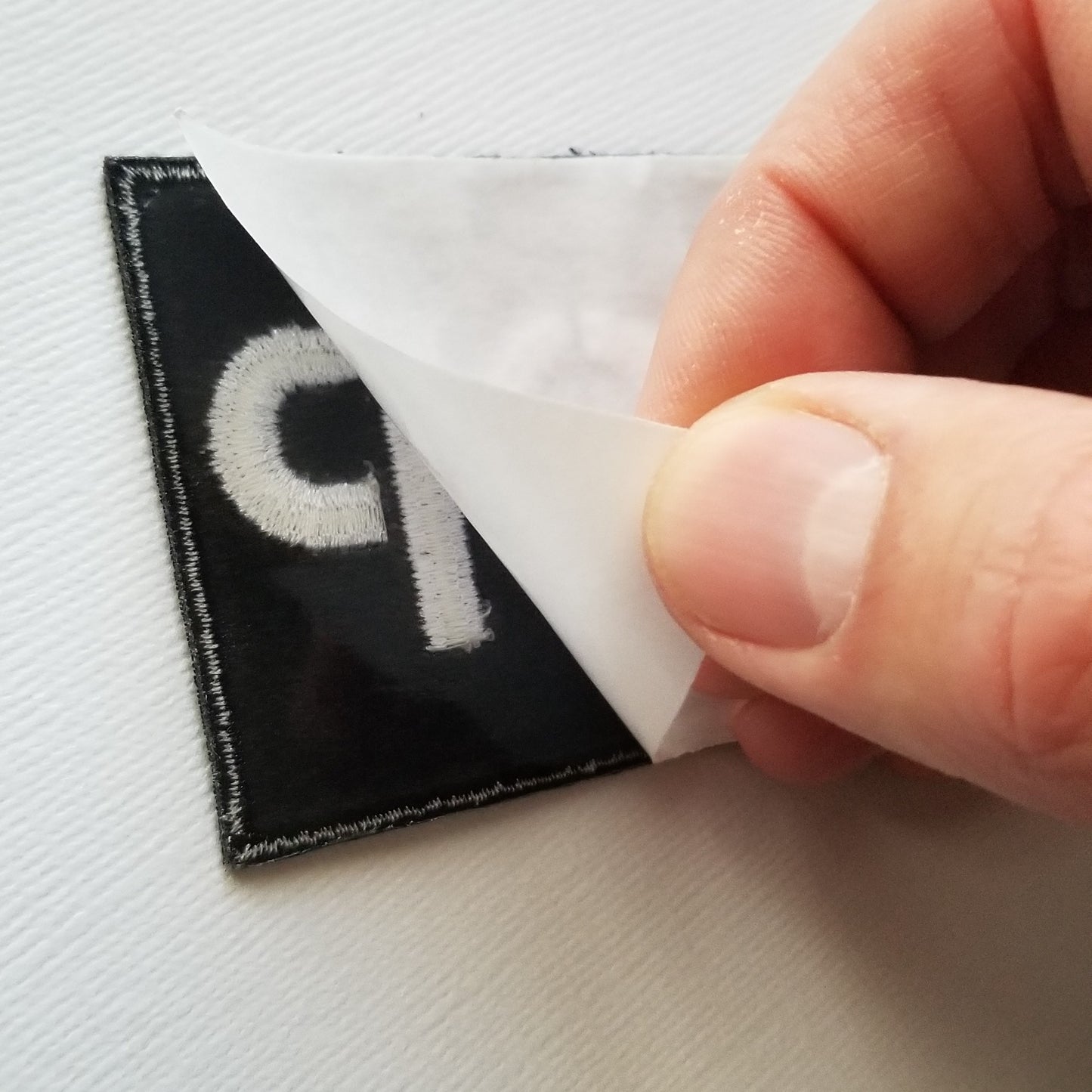 SCP Stencil Black 3-inch Adhesive Patch