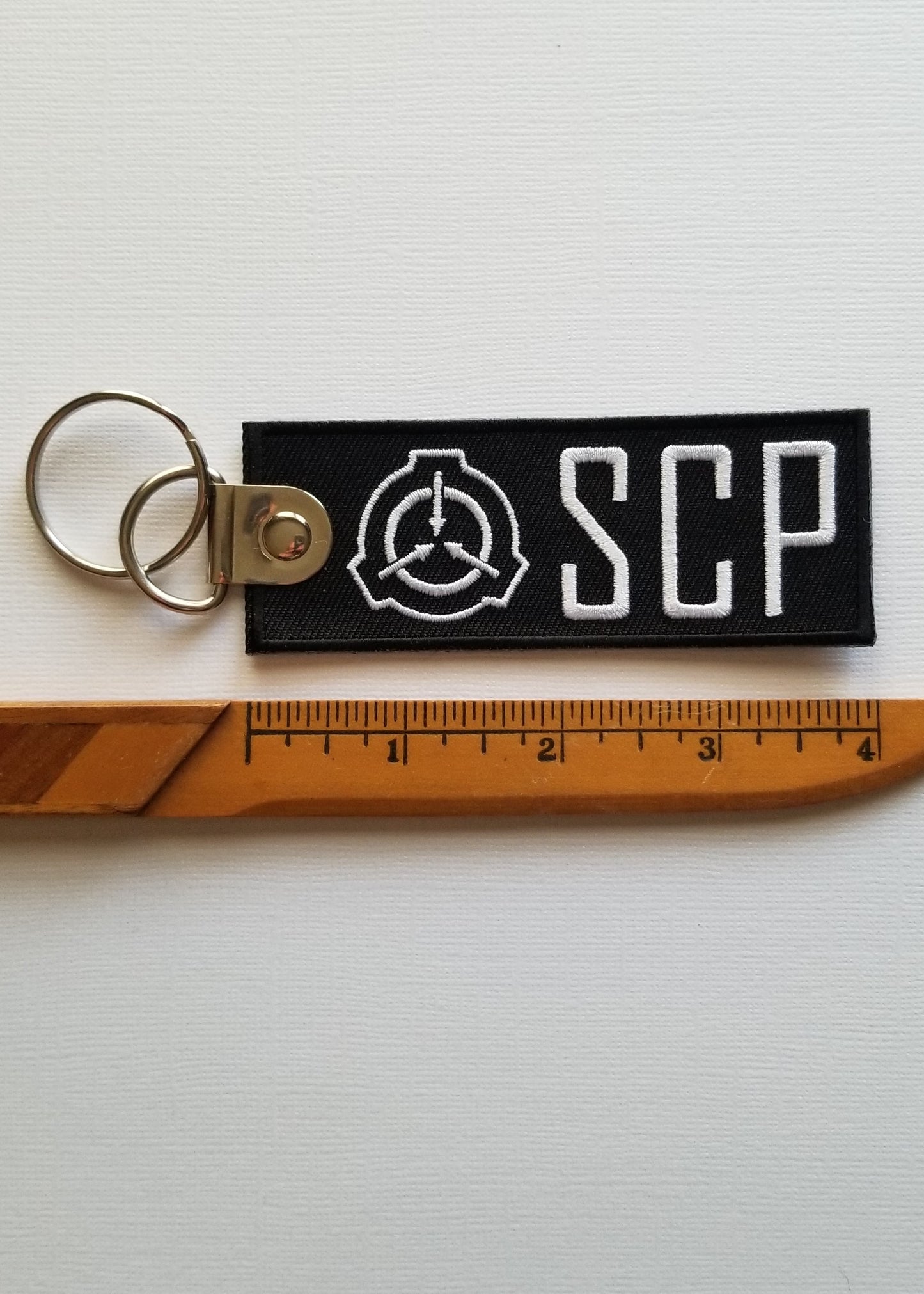 SCP Black Keychain