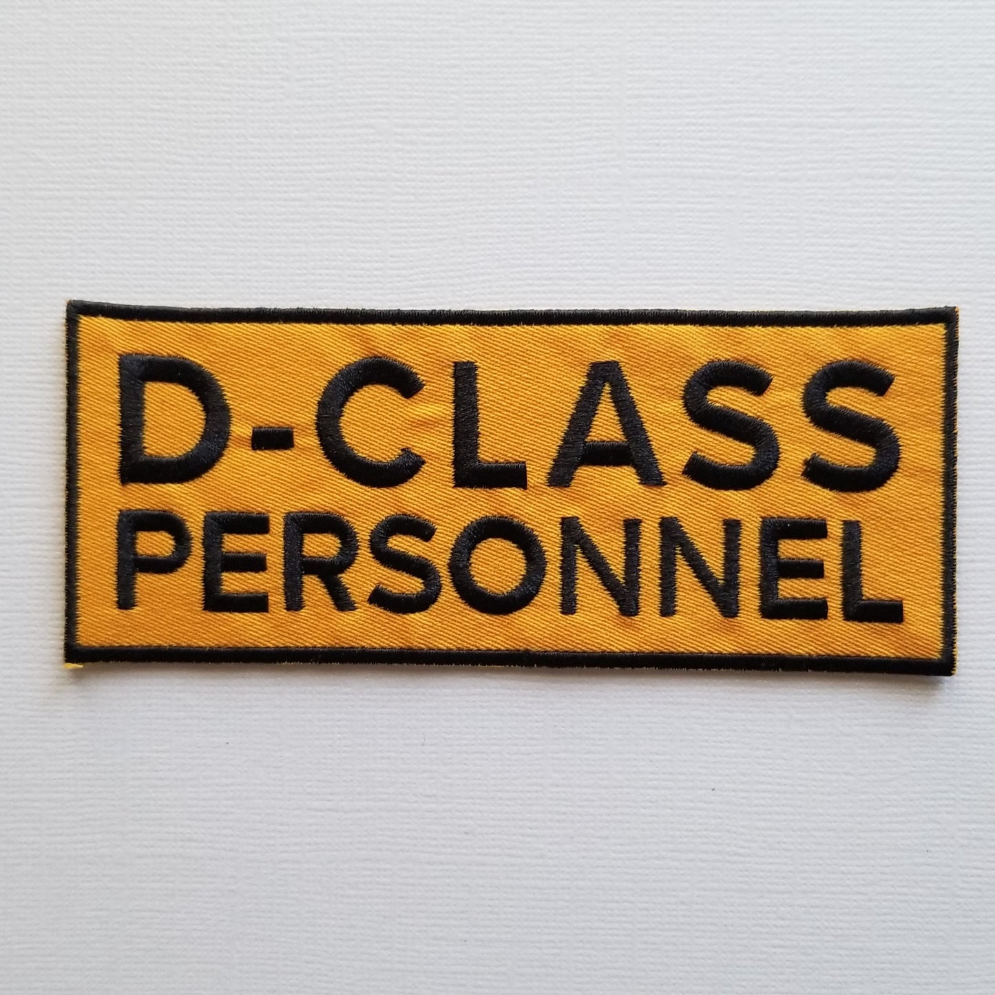 D-Class Personnel Orange Patch