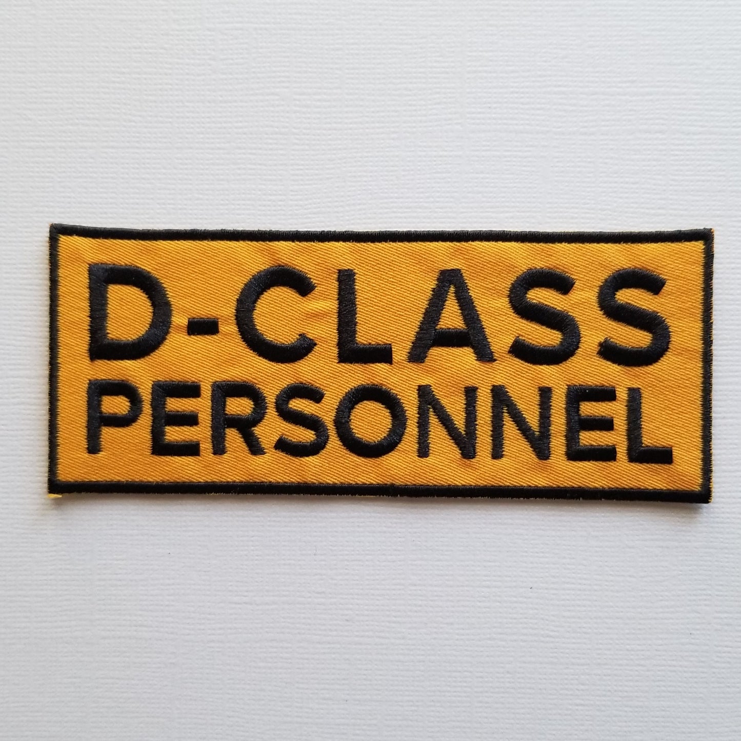 D-Class Personnel Orange Patch
