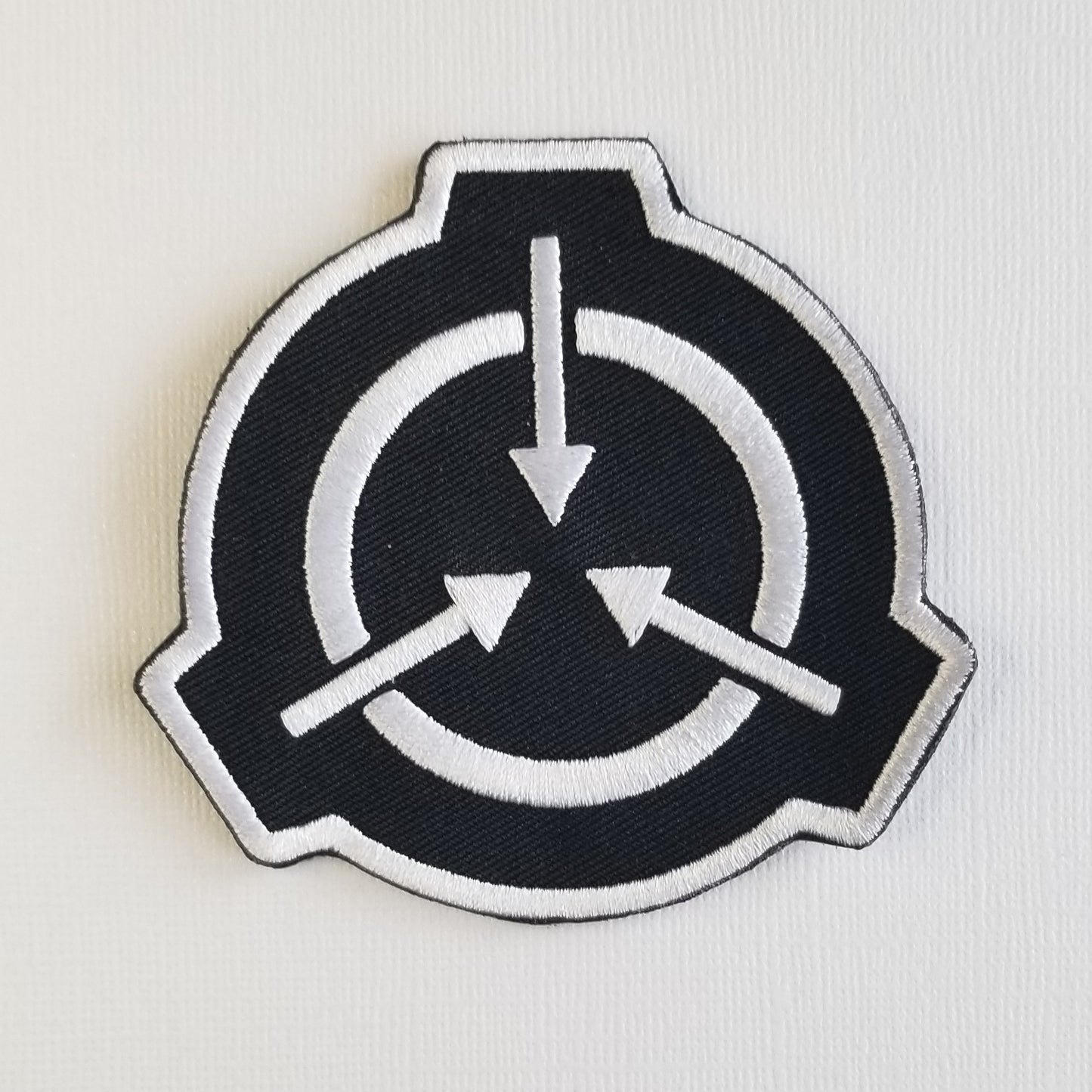 Black SCP Logo 3.5 Inch Patch