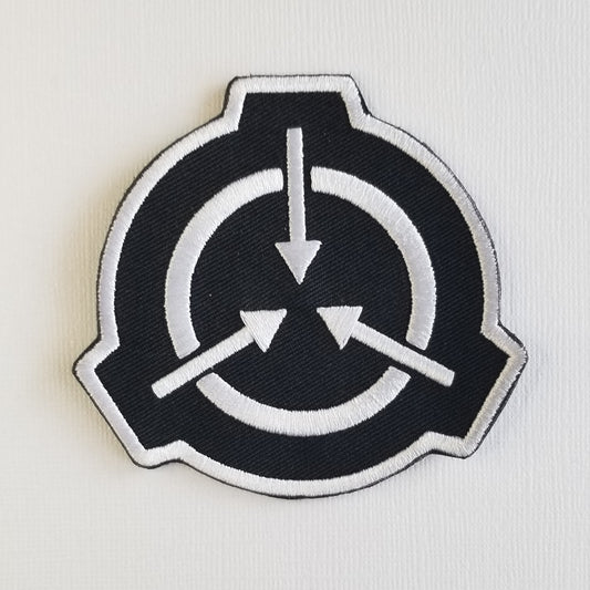 Black SCP Logo 3.5 Inch Patch