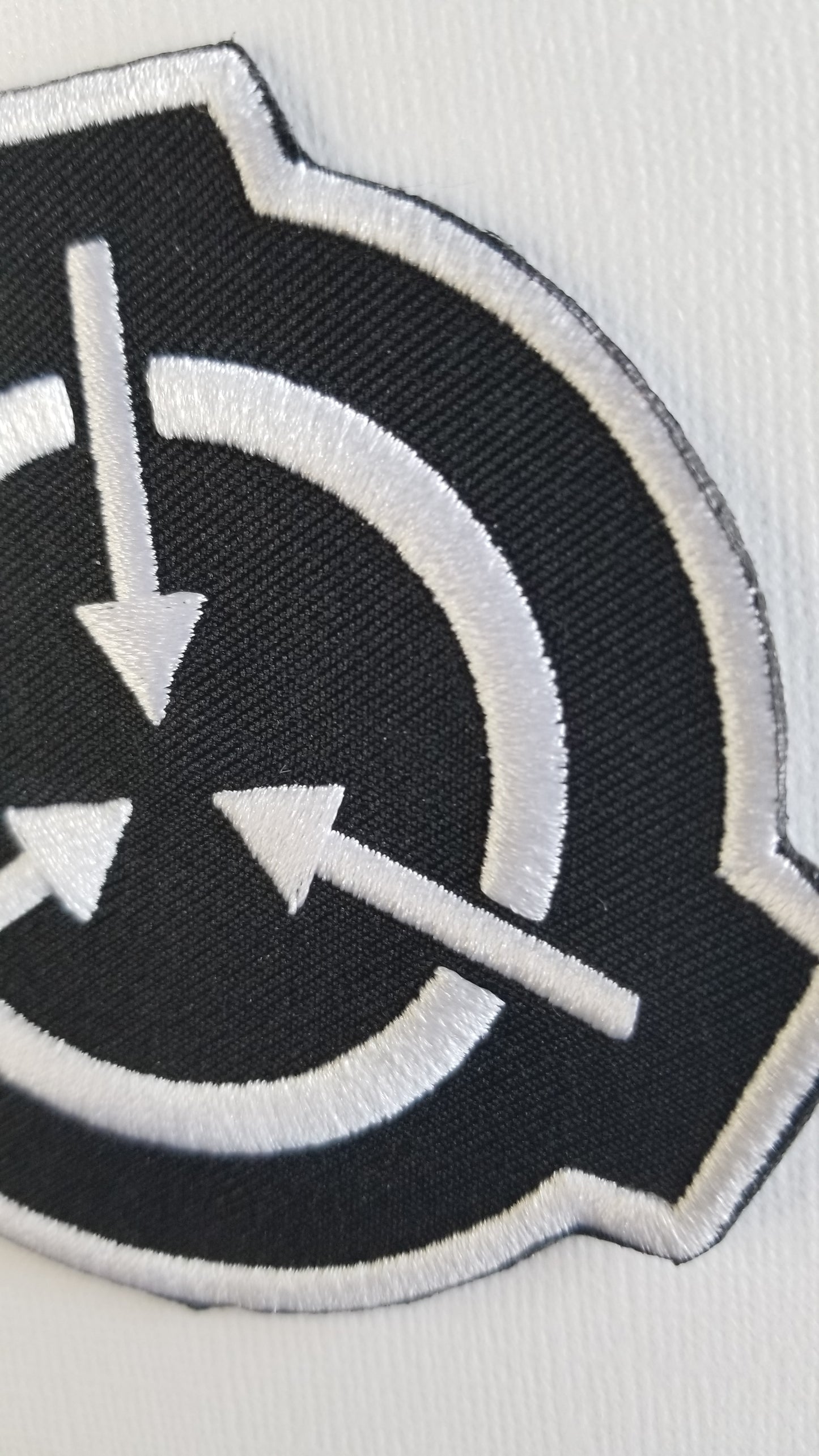 Black SCP Logo 3.5 Inch Patch
