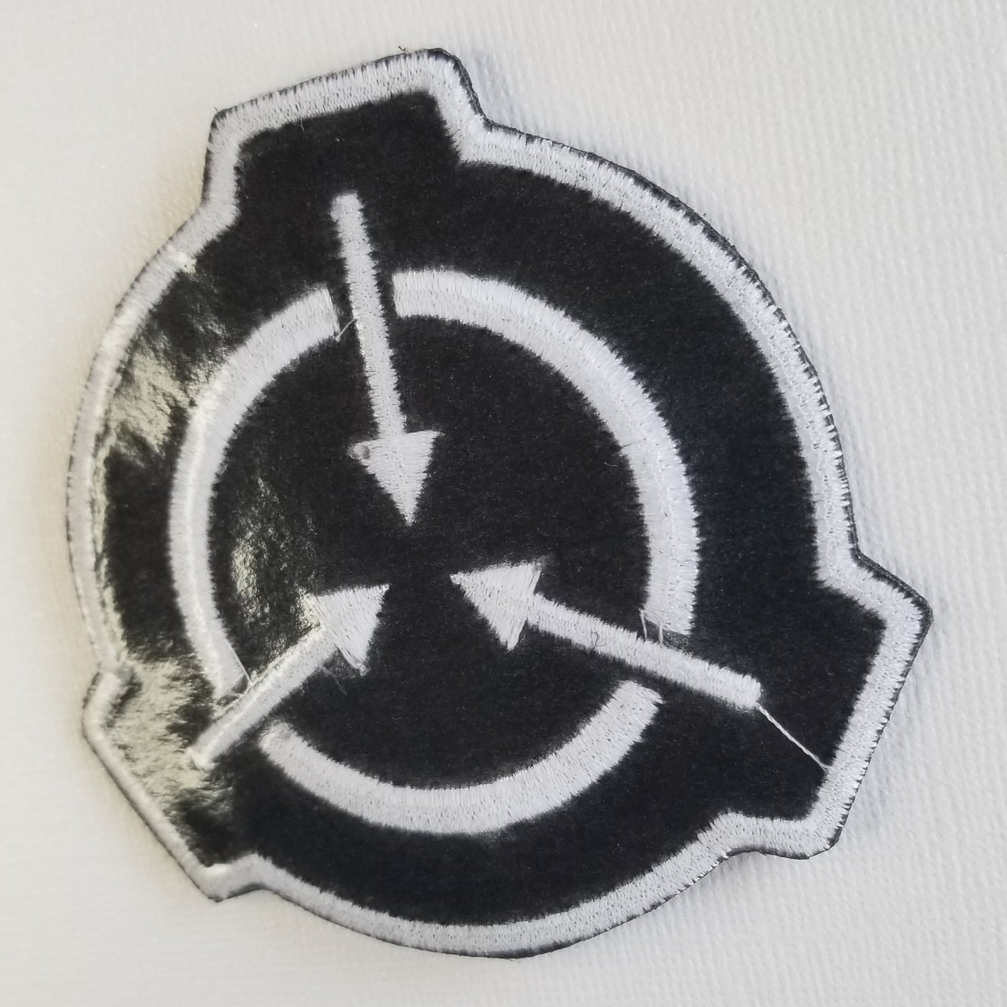 Black SCP Logo 3.5 Inch Patch