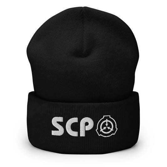 SCP White Logo Beanie