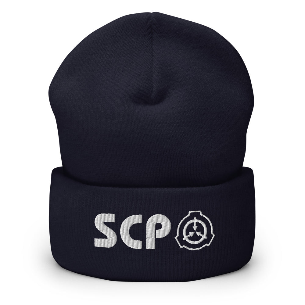 SCP White Logo Beanie