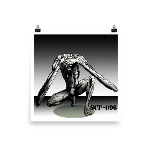 SCP 096 Illustration Poster by SCP Illustrated
