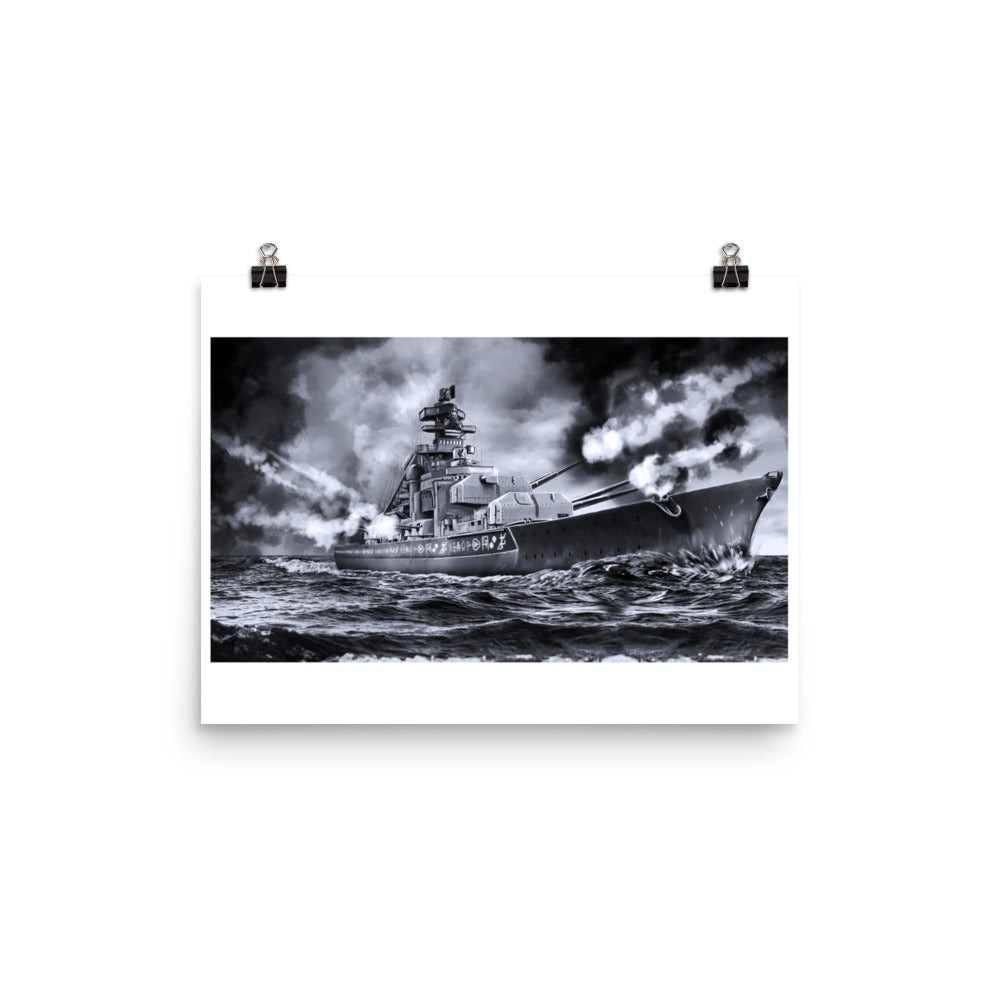 SCP 4217 Contain the Bismarck Poster by SCP Illustrated
