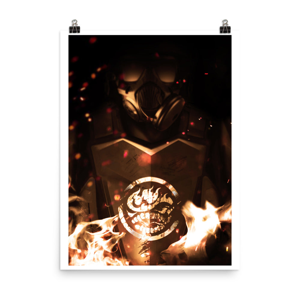 MTF Fire Eaters Poster by SCP Illustrated