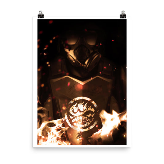 MTF Fire Eaters Poster by SCP Illustrated