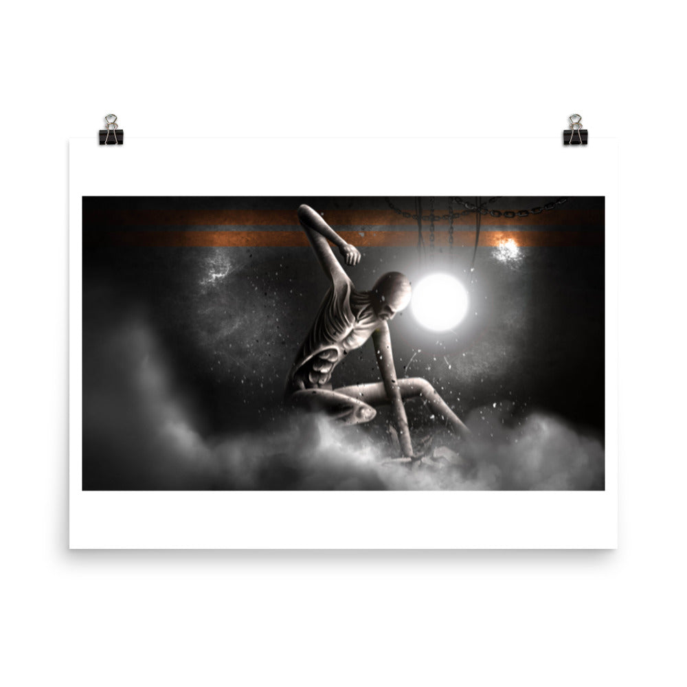 SCP-096 Rampage Poster by SCP ILLUSTRATED