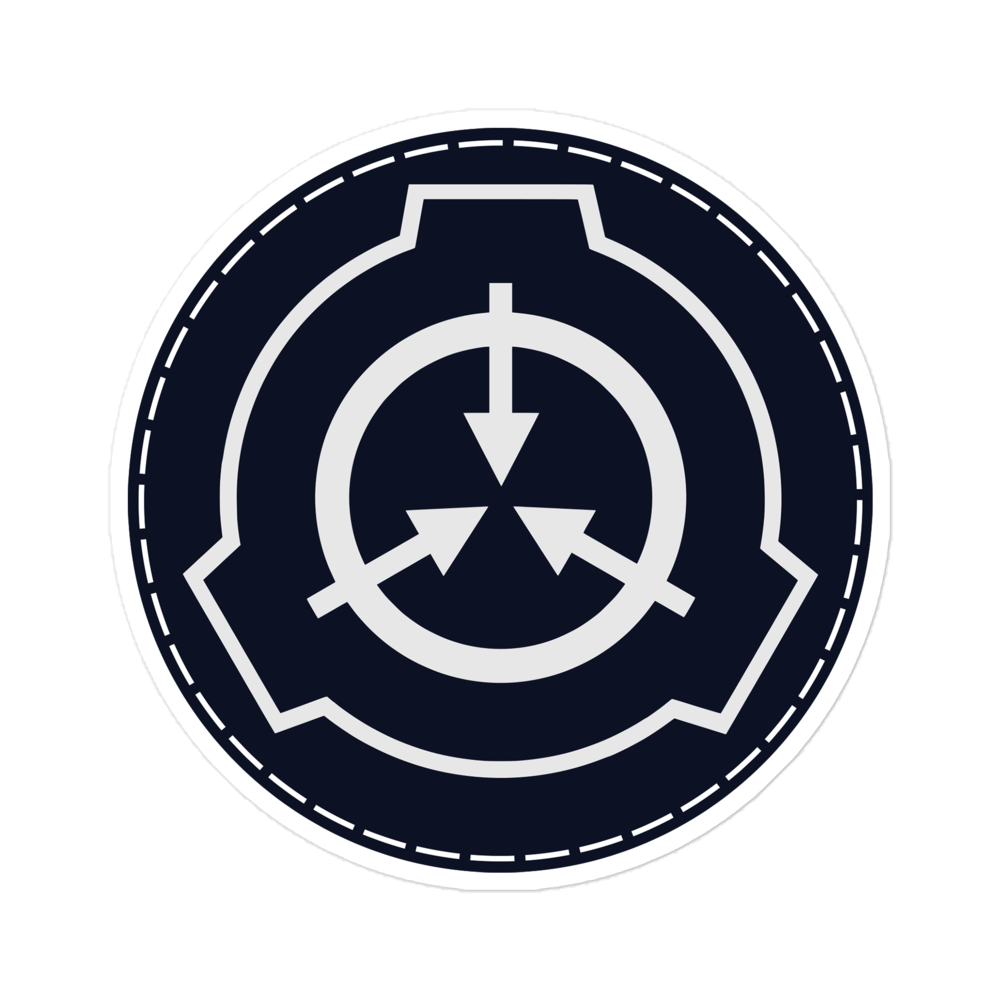 SCP Logo Blue Sticker