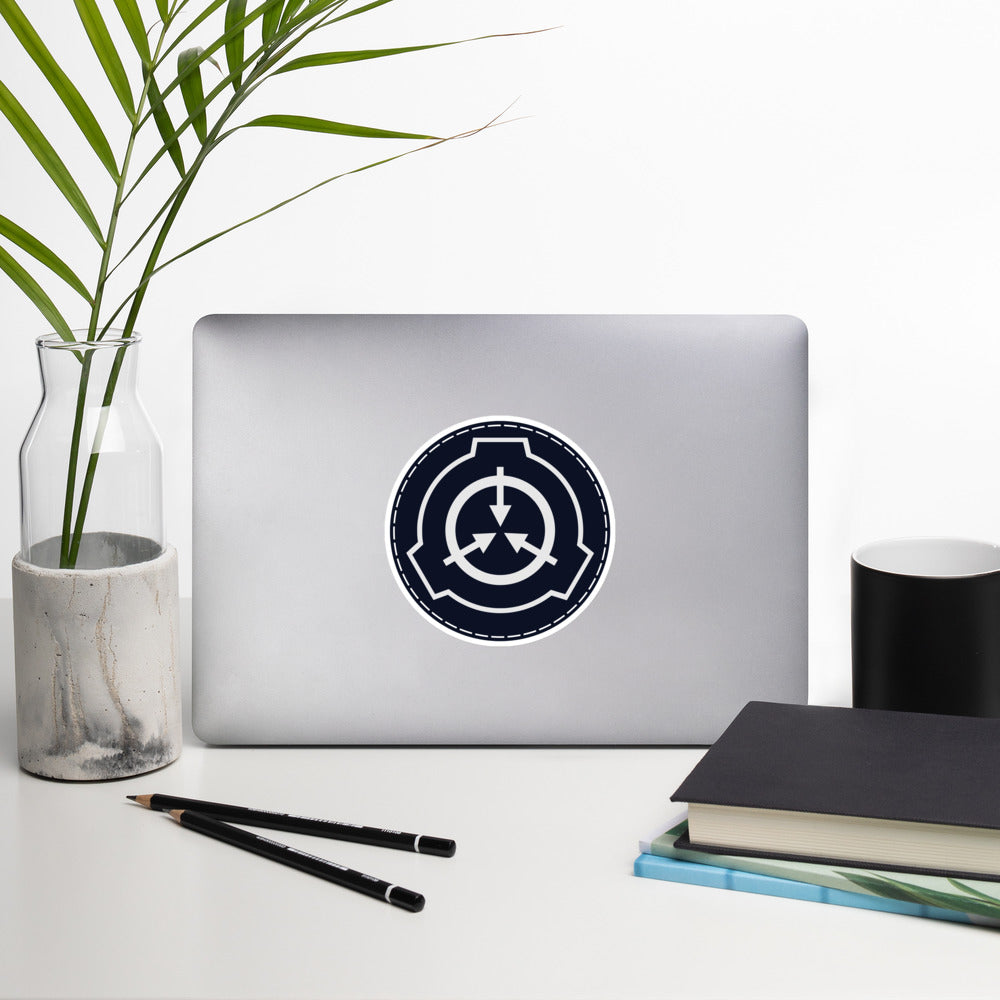 SCP Logo Blue Sticker