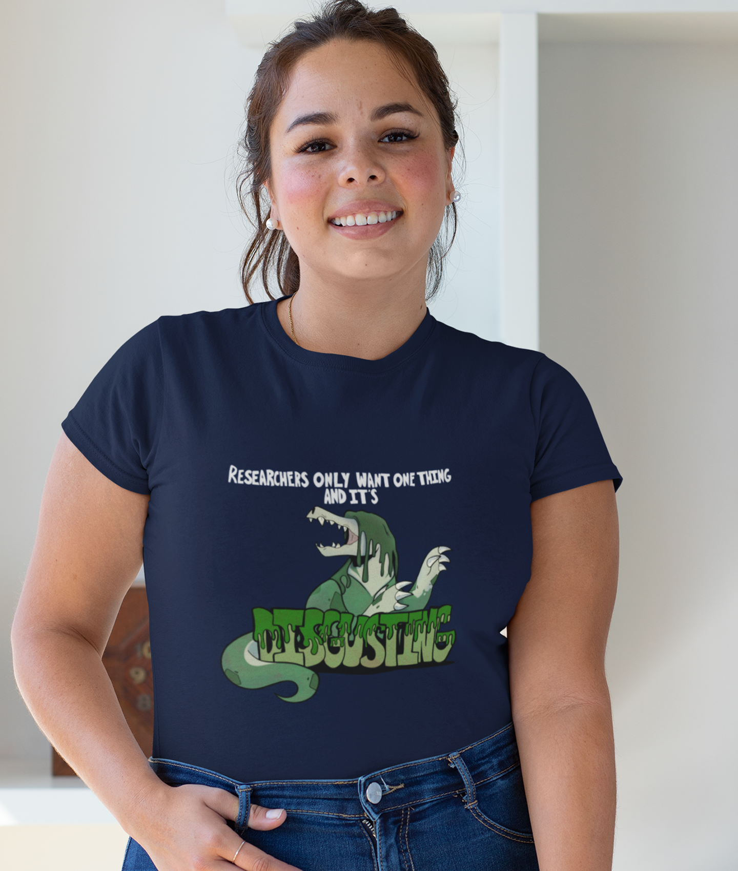 SCP-682: Researchers Only Want One Thing Unisex T-Shirt
