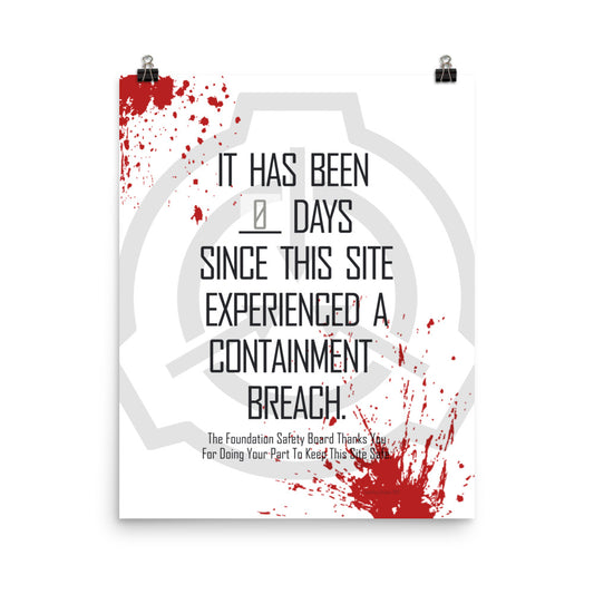 It Has Been 0 Days Poster