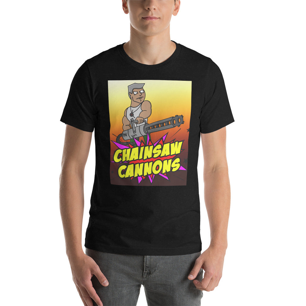 Chainsaw Cannons Unisex T-Shirt