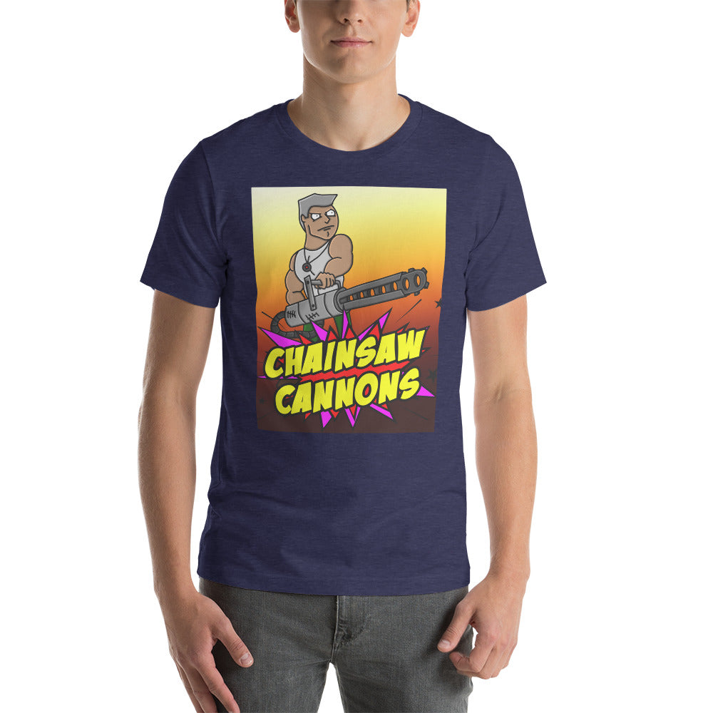 Chainsaw Cannons Unisex T-Shirt