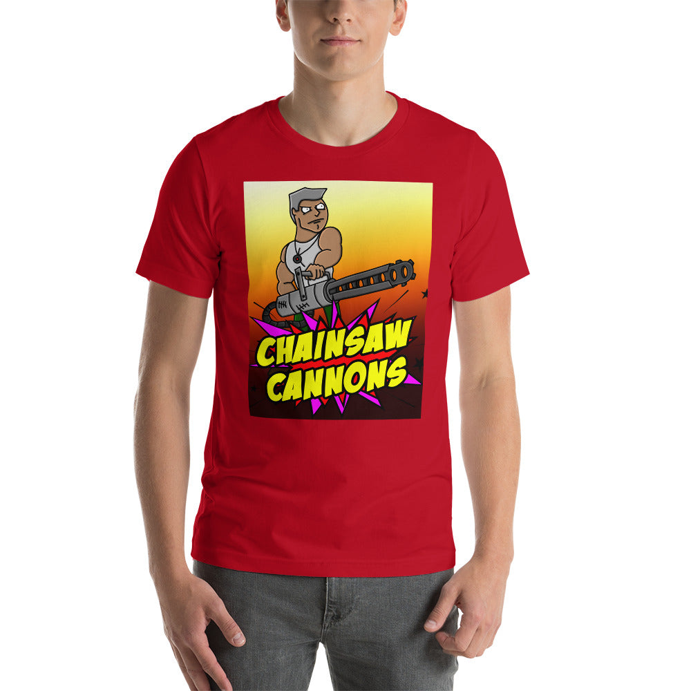 Chainsaw Cannons Unisex T-Shirt