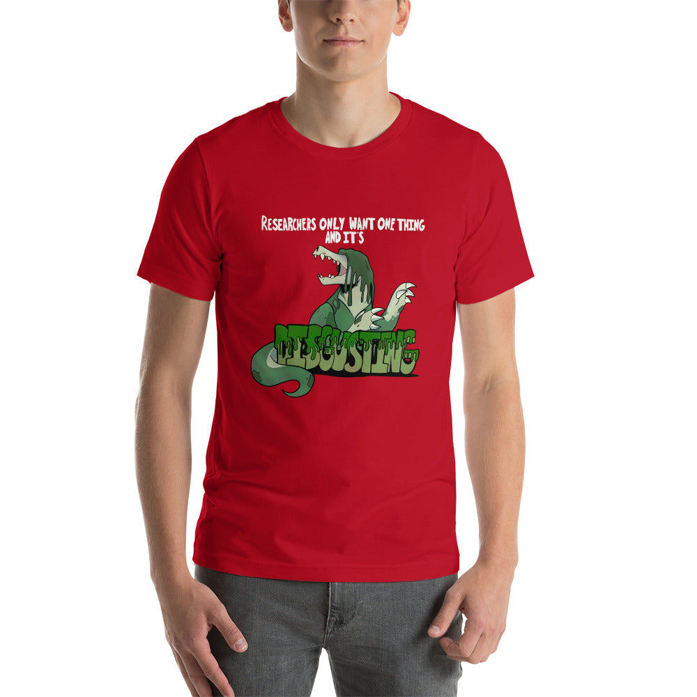 SCP-682: Researchers Only Want One Thing Unisex T-Shirt