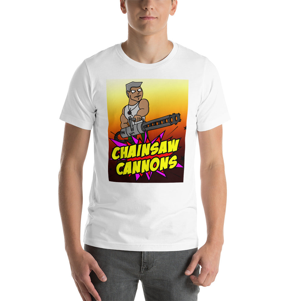 Chainsaw Cannons Unisex T-Shirt