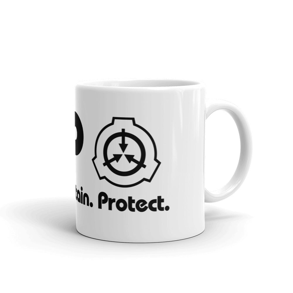 SCP Logo and Text Mug