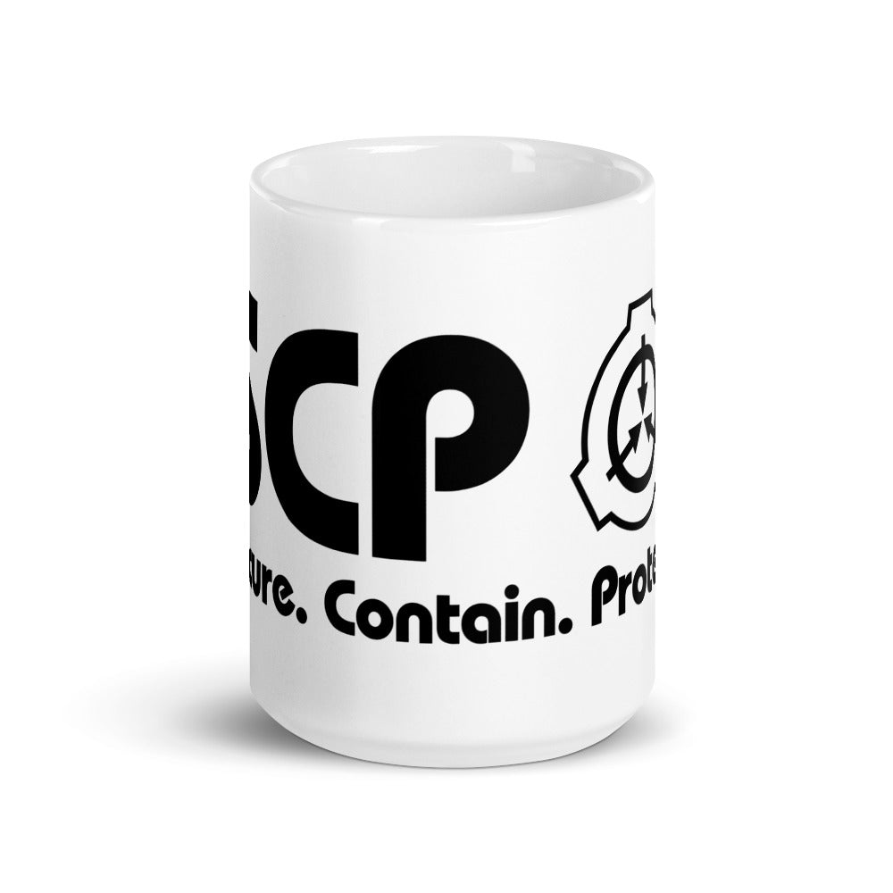 SCP Logo and Text Mug
