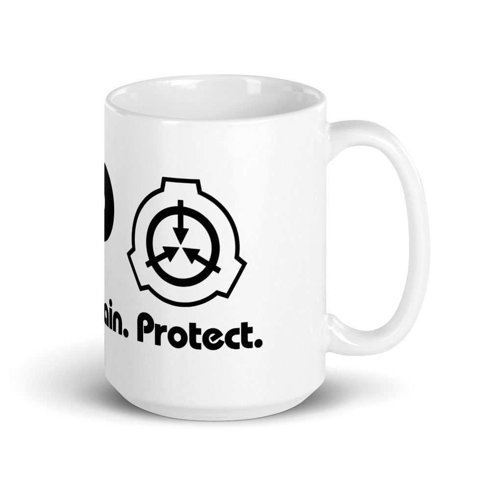 SCP Logo and Text Mug
