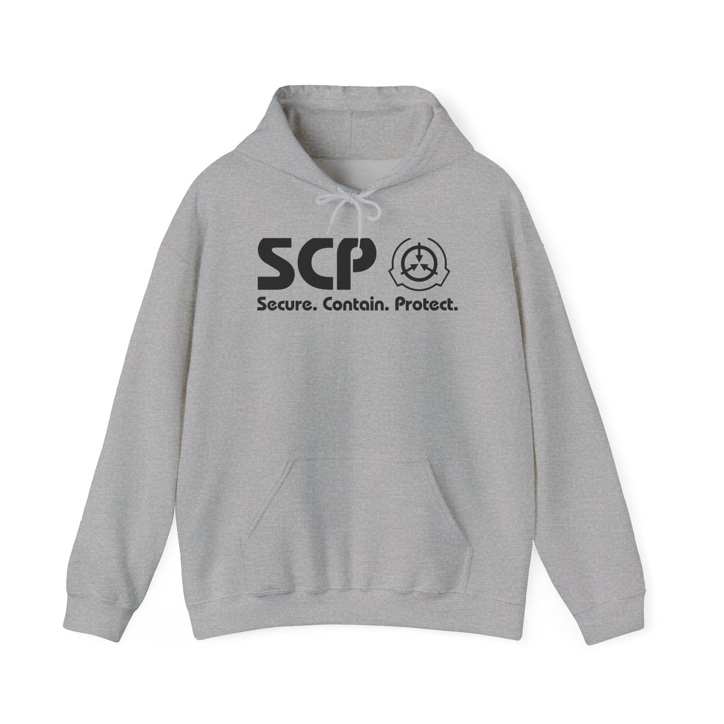 SCP Black Logo and Slogan Unisex Hoodie
