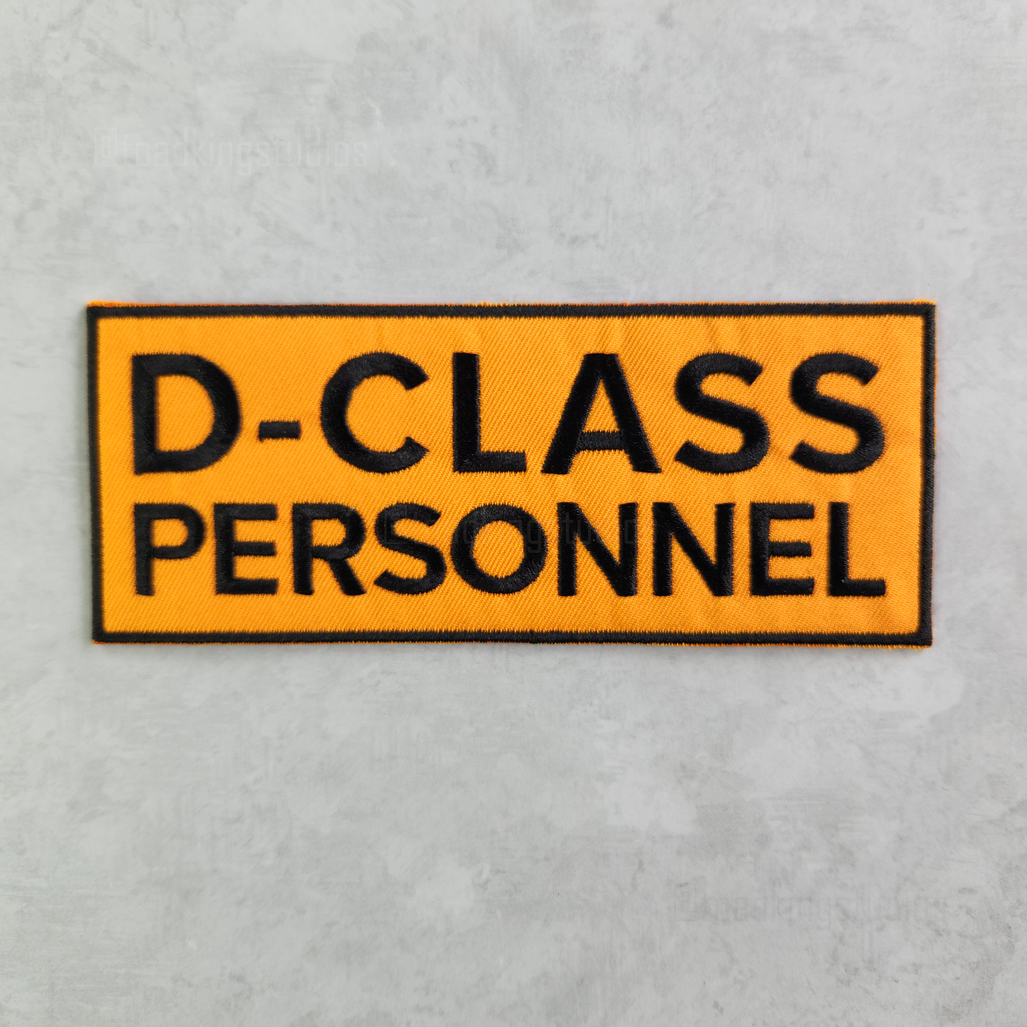 D-Class Personnel Orange 5-inch Patch