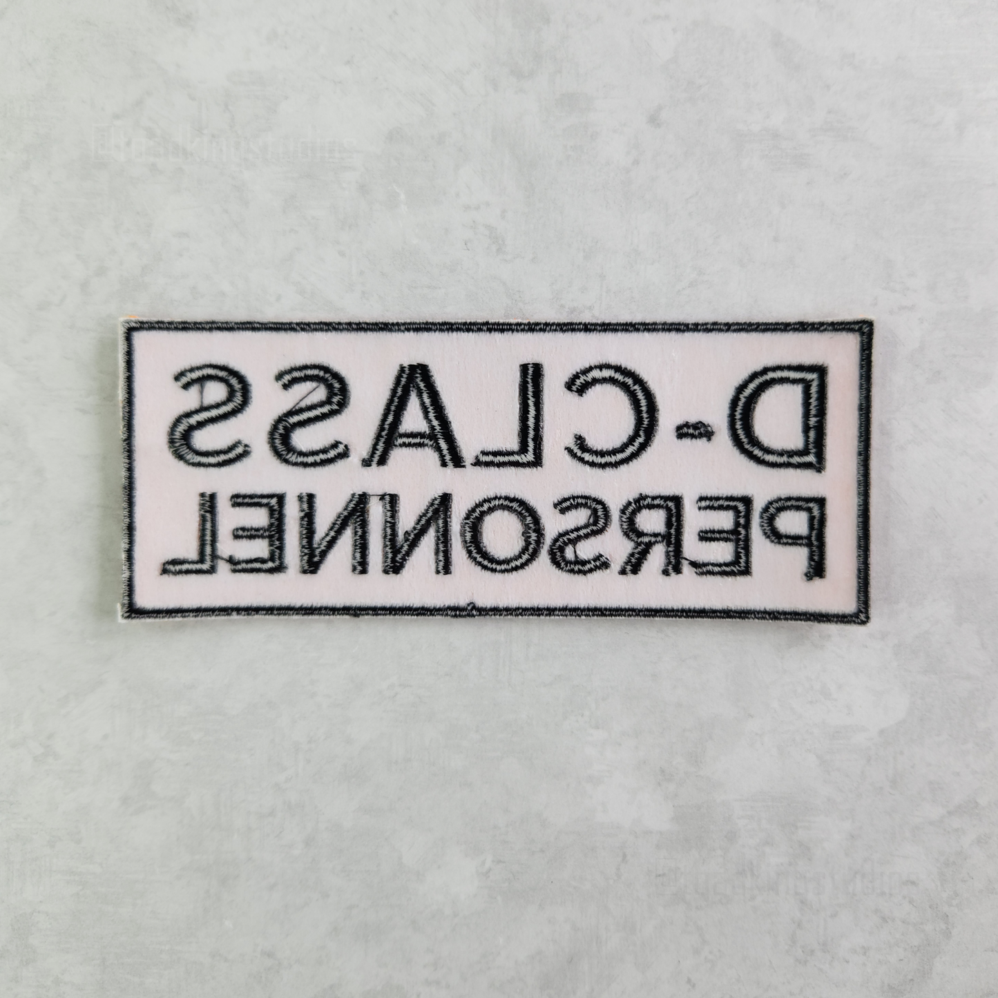 D-Class Personnel Orange 5-inch Patch