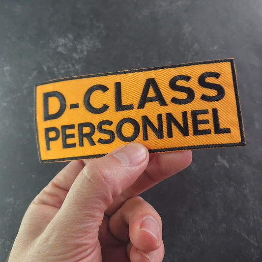 D-Class Personnel Orange 5-inch Patch