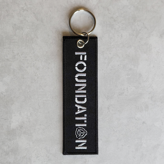 Foundation Black Keychain