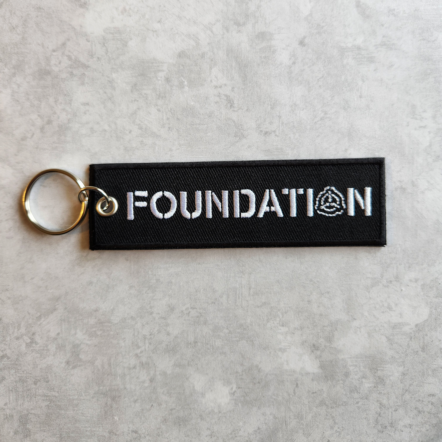 Foundation Black Keychain