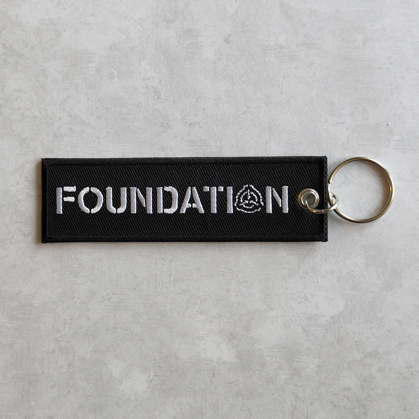 Foundation Black Keychain