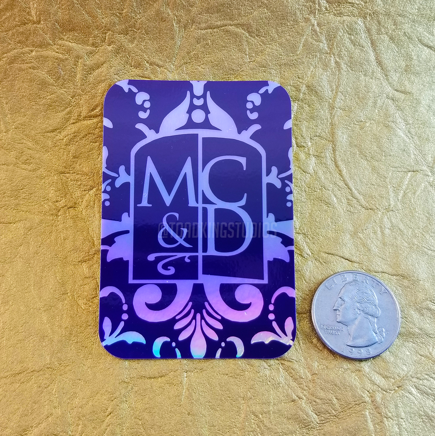 Marshall Carter and Dark Holographic Sticker