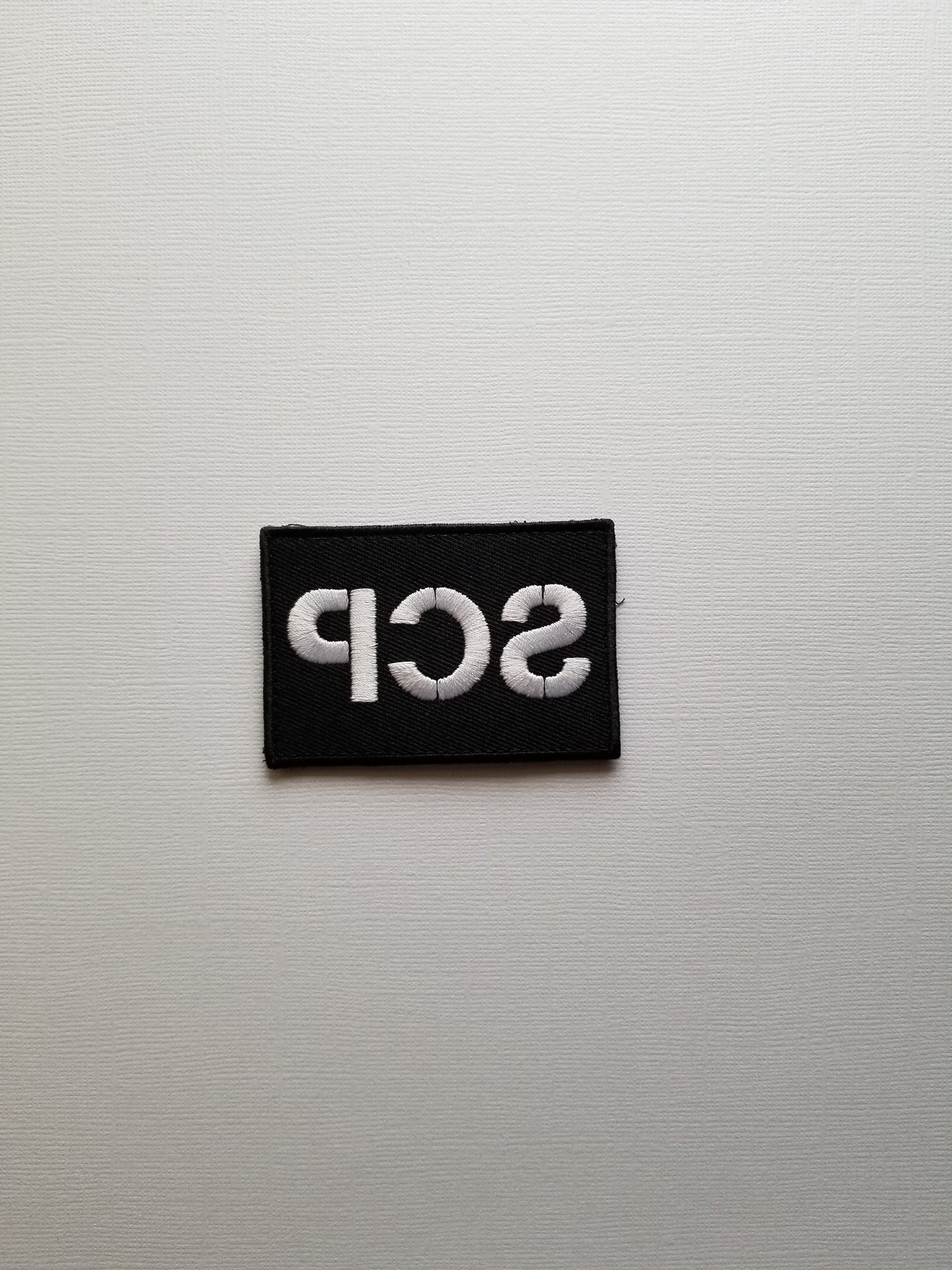 White SCP Logo 2-inch Patch – The SCP Store