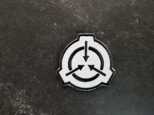 White SCP Logo 2-inch Patch
