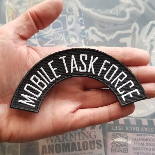 Mobile Task Force Curved 5-inch Iron-on Patch