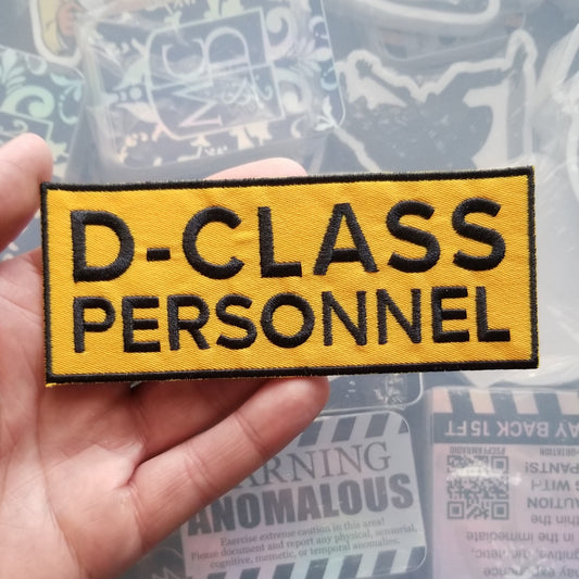 D-Class Personnel Orange Patch