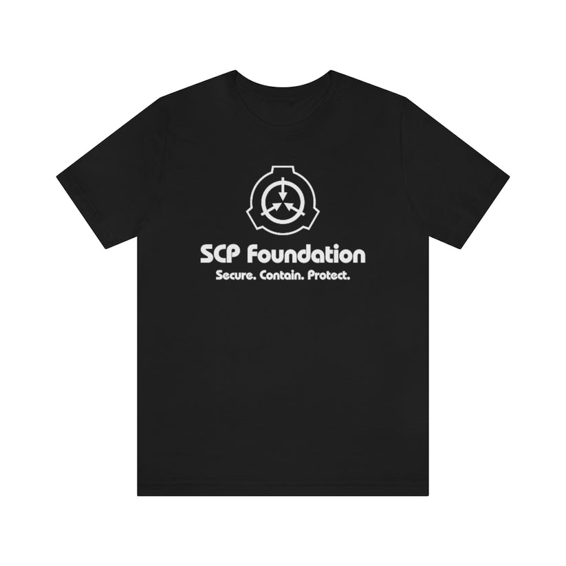 SCP Logo with Bottom Text Slogan Short-Sleeve Unisex T-Shirt – The SCP ...