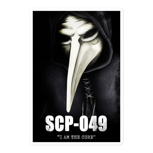 SCP 049 Sticker by SCP Illustrated