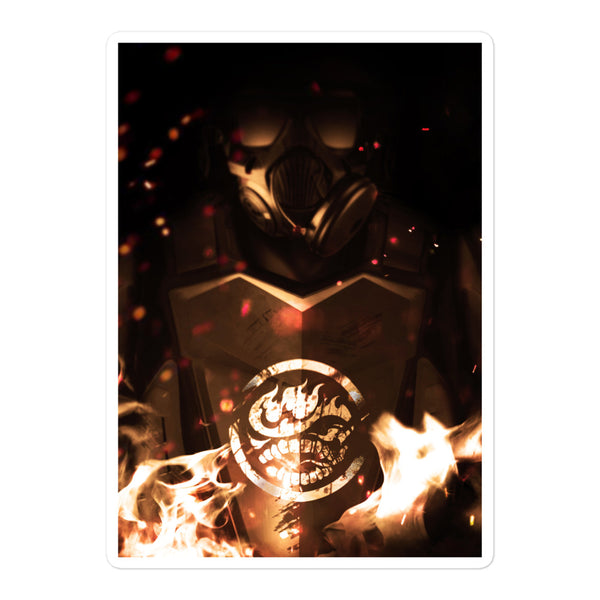 MTF Fire Eaters Sticker by SCP Illustrated – The SCP Store