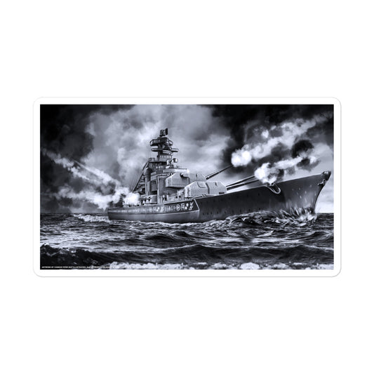 SCP 4217 Contain The Bismarck Sticker by SCP Illustrated