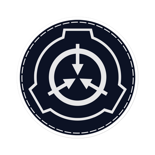 SCP Logo Blue Sticker