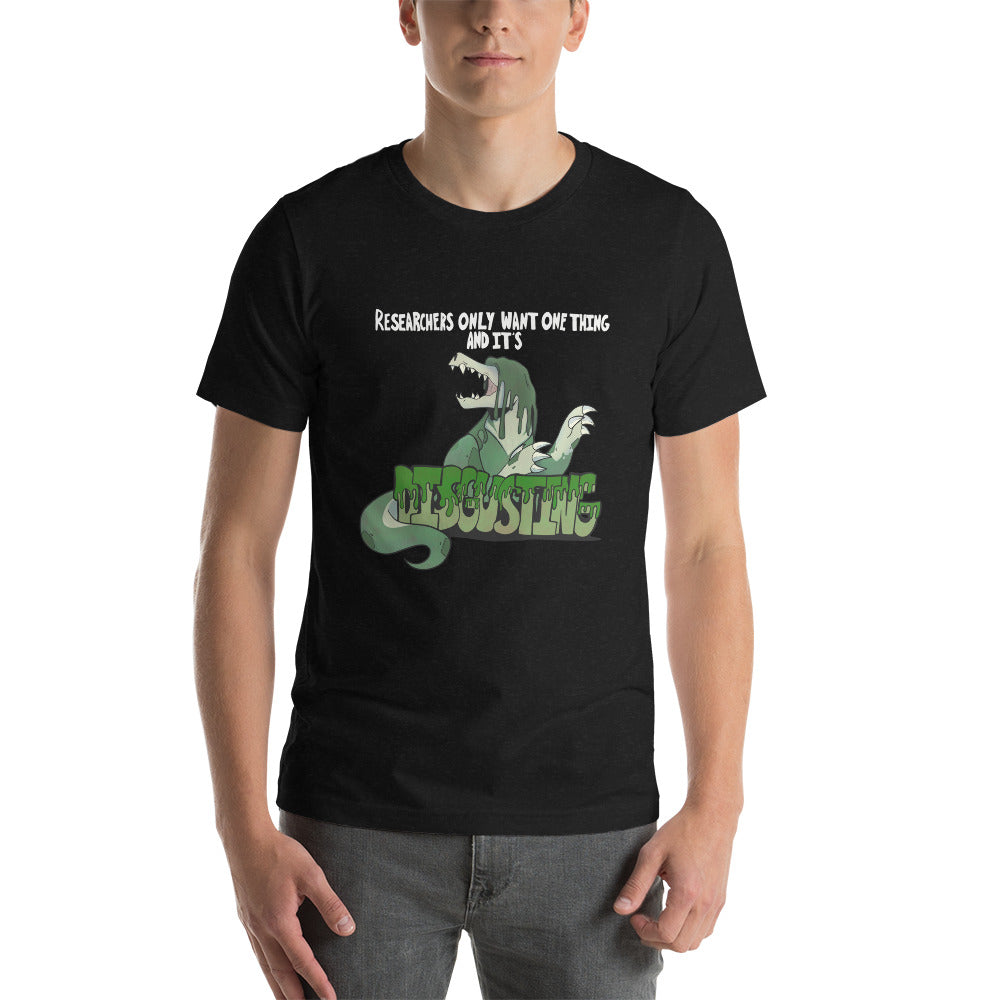 SCP-682: Researchers Only Want One Thing Unisex T-Shirt – The SCP Store