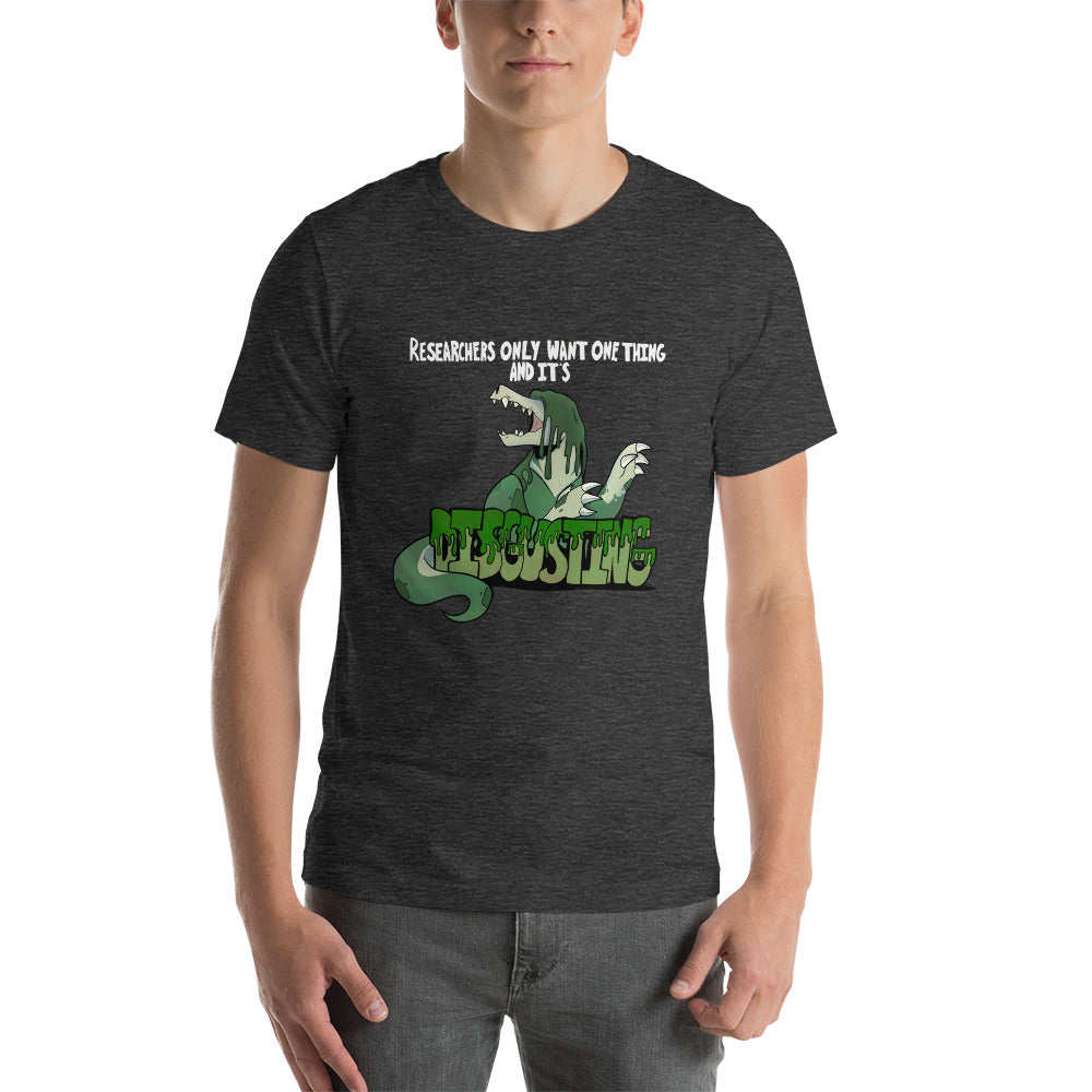 SCP-682: Researchers Only Want One Thing Unisex T-Shirt – The SCP Store