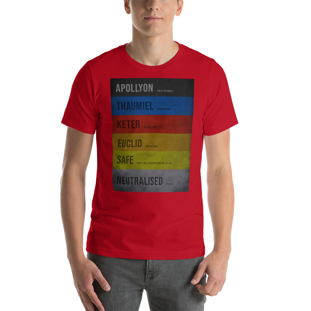 Object Classes Unisex T Shirt The SCP Store