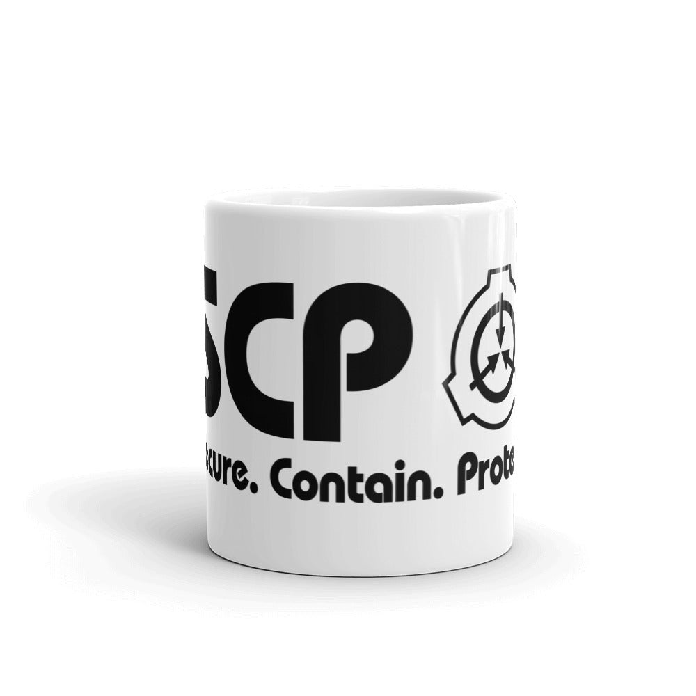 SCP Logo and Text Mug